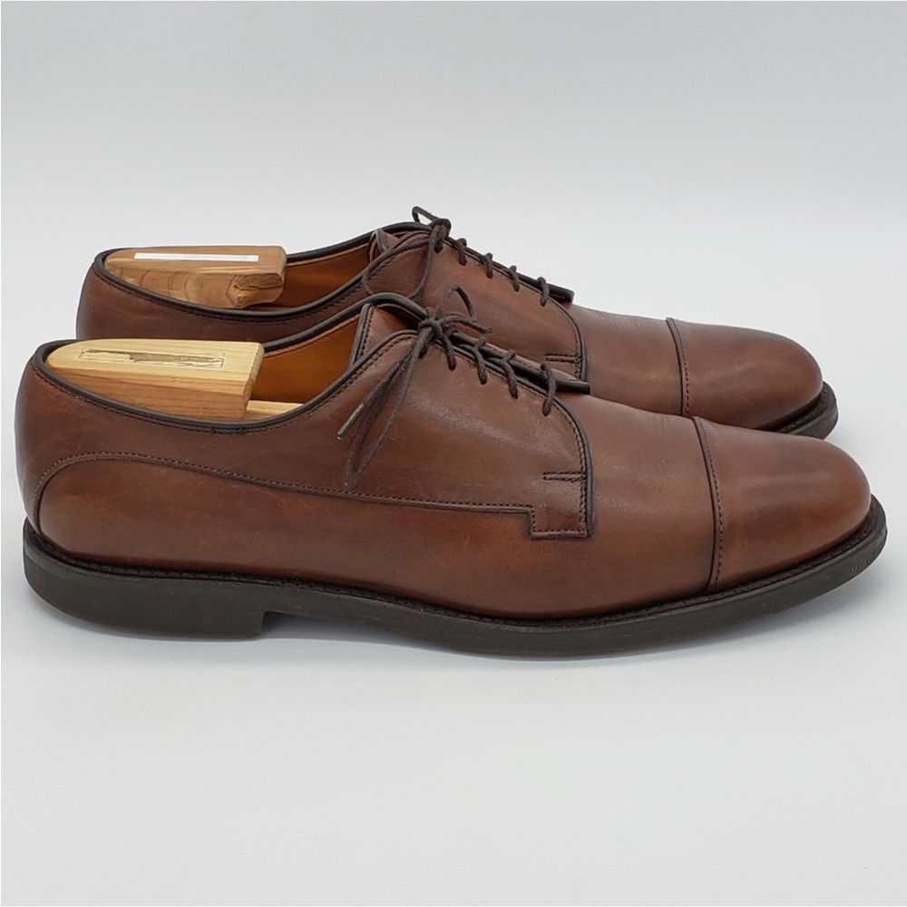 Allen Edmonds Brown Leather Oxfords - Picture 3 of 9